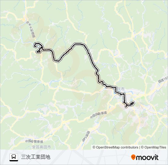 作木線 Bus Line Map
