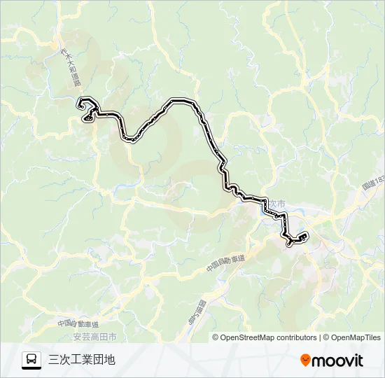 作木線 Bus Line Map