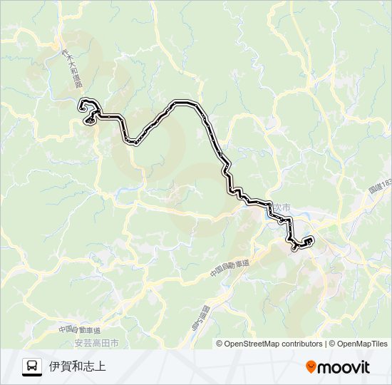 作木線 Bus Line Map