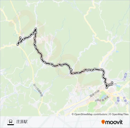 口和線 バスの路線図