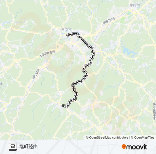 敷名線 Bus Line Map