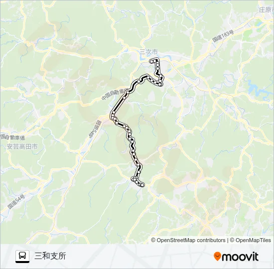 敷名線 Bus Line Map