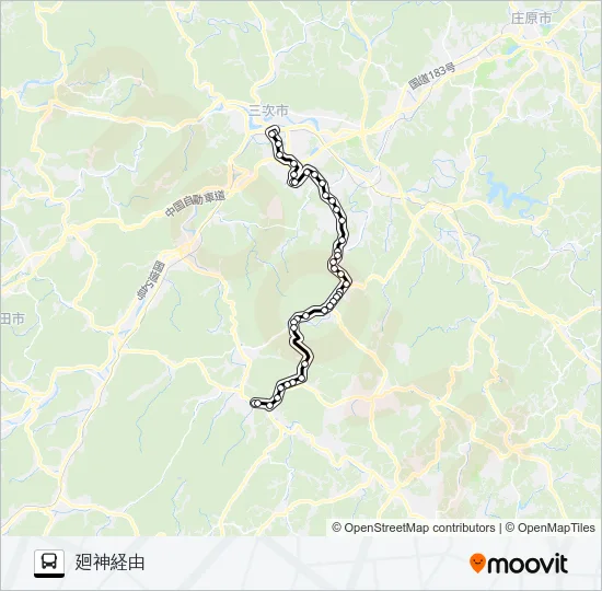 敷名線 Bus Line Map