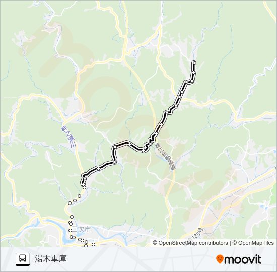 湯木線 Bus Line Map