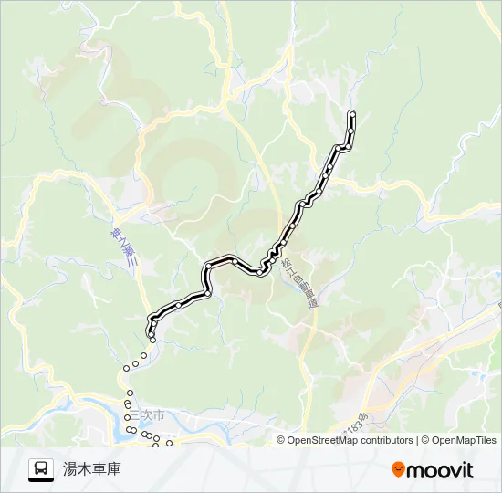 湯木線 Bus Line Map