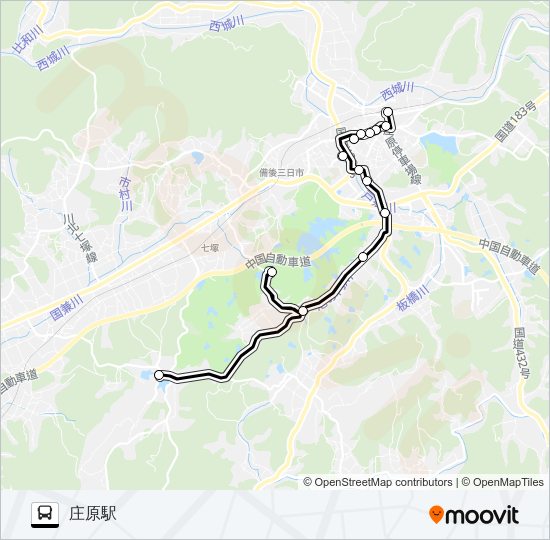 県大線 Bus Line Map