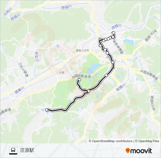県大線 Bus Line Map