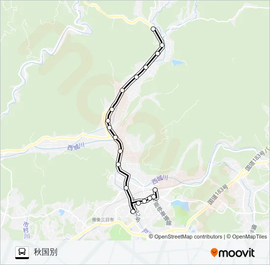 高野線 Bus Line Map