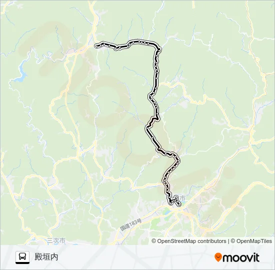 高野線 Bus Line Map