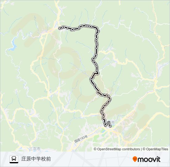 高野線 Bus Line Map