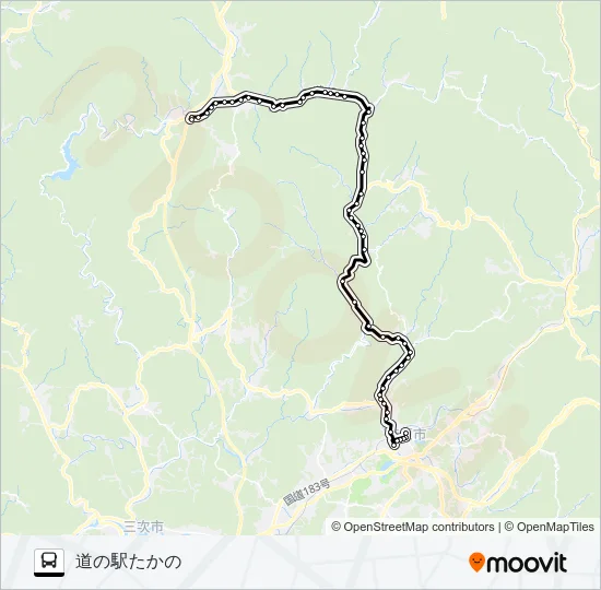 高野線 Bus Line Map