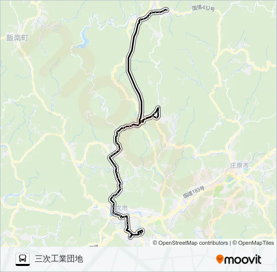 下高野線 Bus Line Map