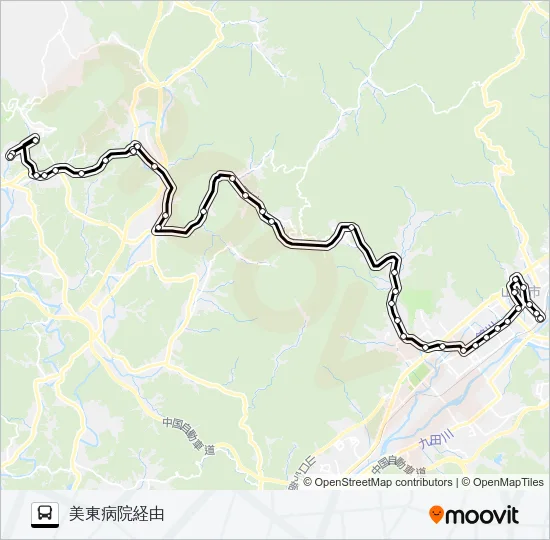 秋吉線 Bus Line Map