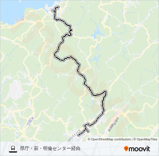 防長線 Bus Line Map
