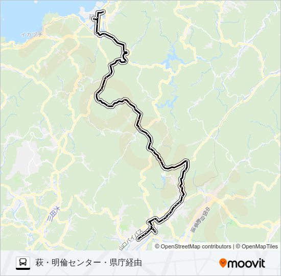 防長線 Bus Line Map