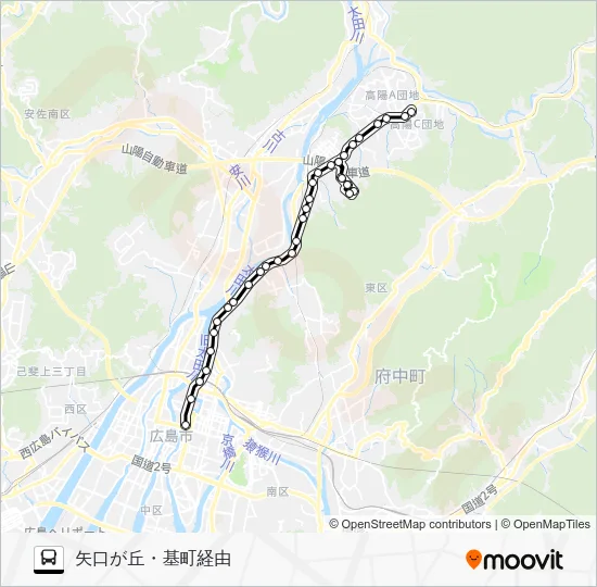 30-5 Bus Line Map