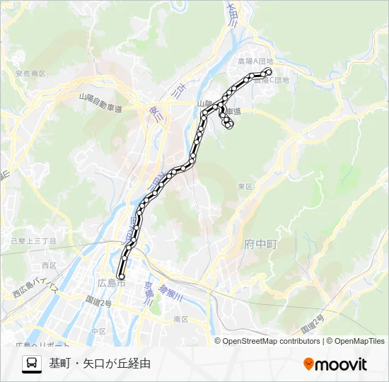30-5 Bus Line Map