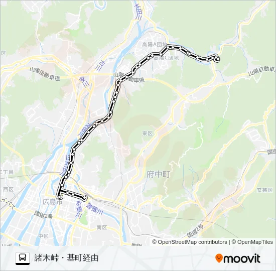 30-9 バスの路線図