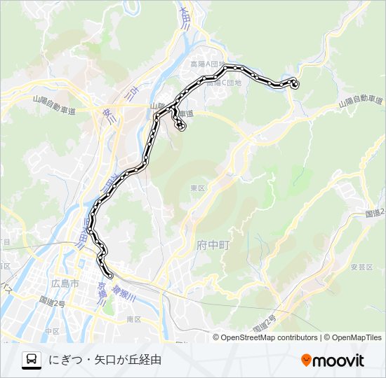 32-9 Bus Line Map