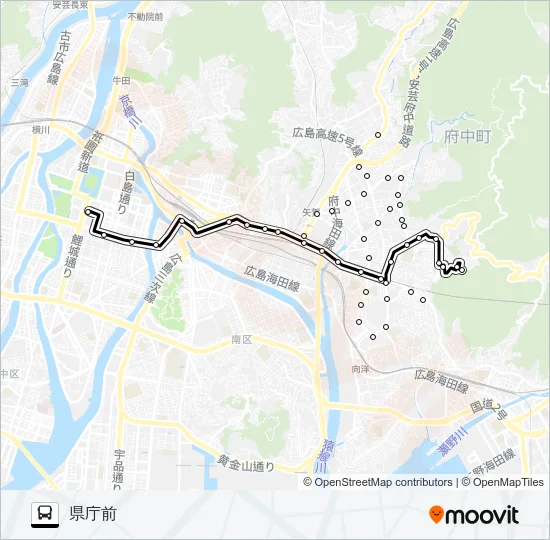 2 Bus Line Map