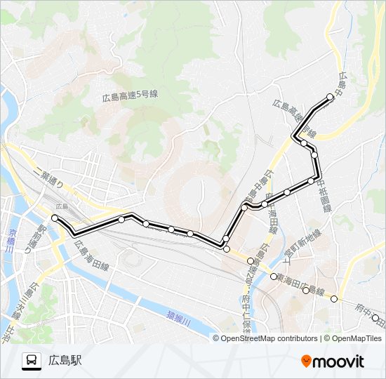 2 Bus Line Map