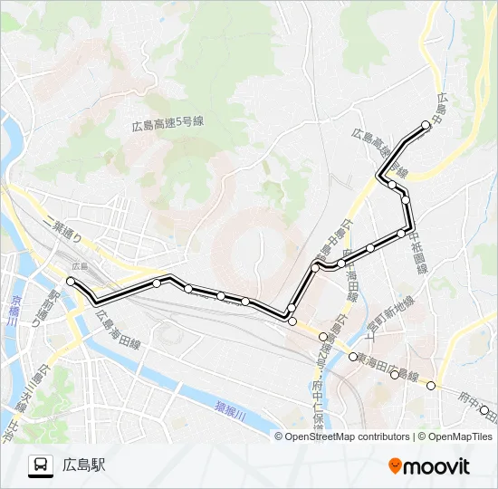 2 Bus Line Map