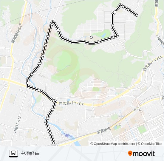 2 Bus Line Map