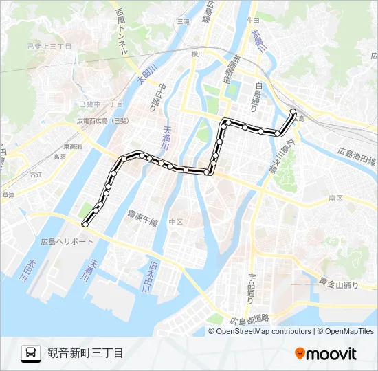 3 バスの路線図