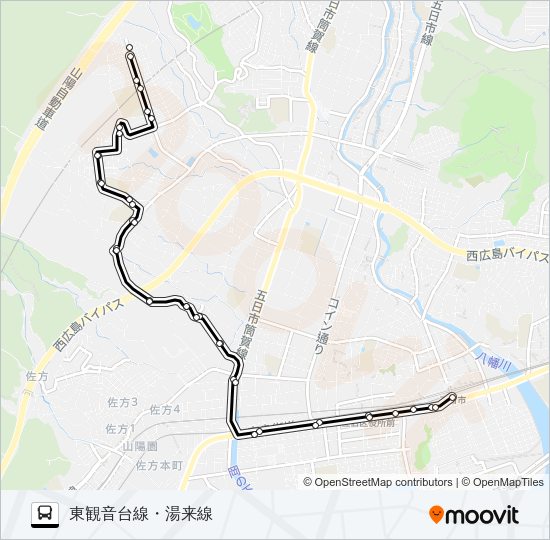 3 Bus Line Map
