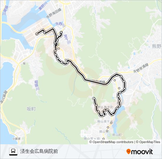 3 Bus Line Map