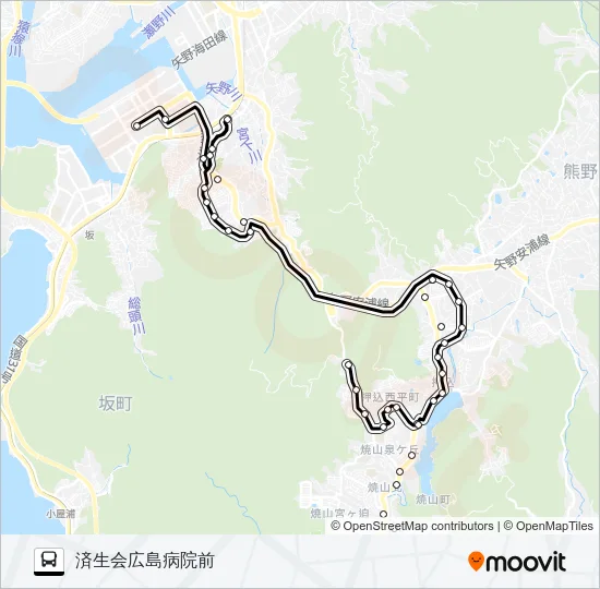 3 Bus Line Map