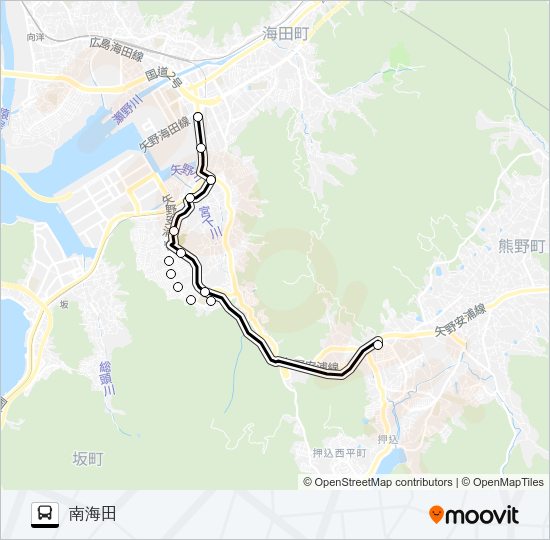 3 Bus Line Map