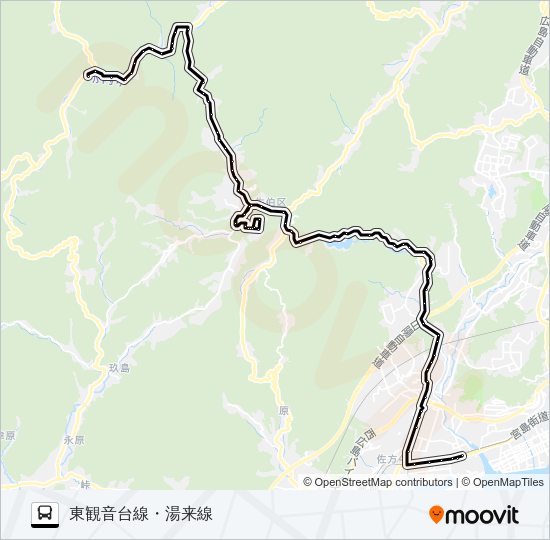 4 Bus Line Map