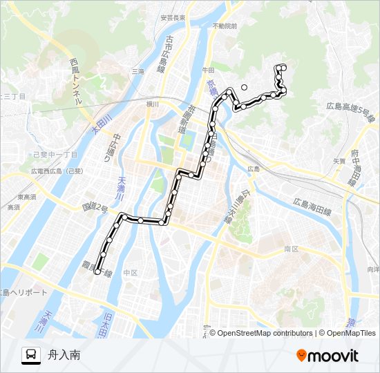 6 Bus Line Map