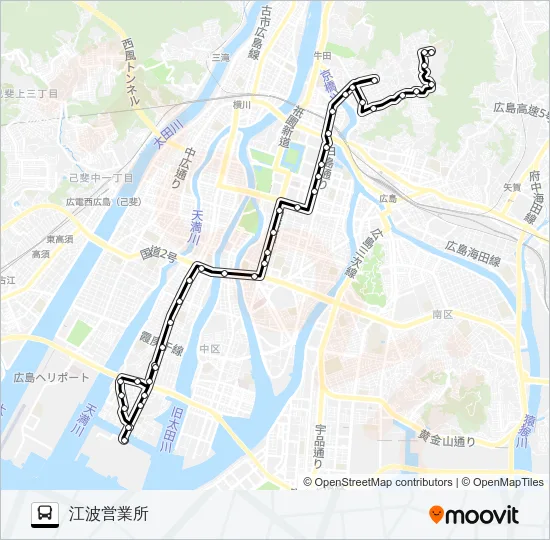 6 バスの路線図