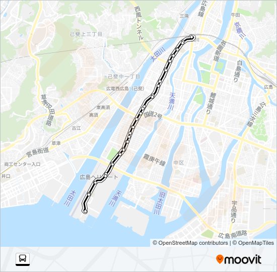 8 Bus Line Map