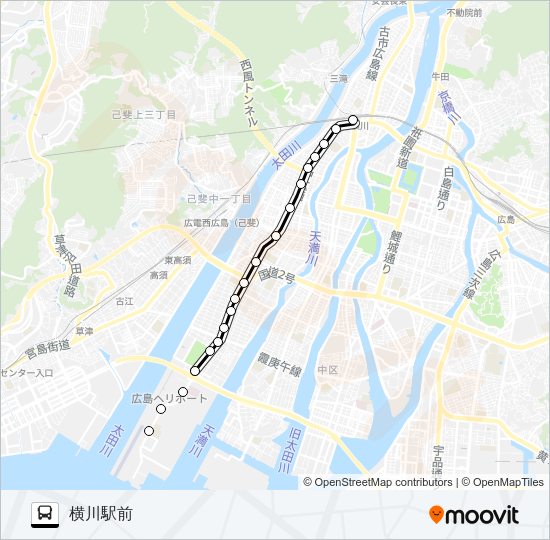 8 Bus Line Map