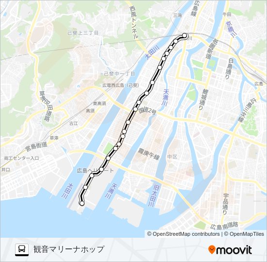 8 Bus Line Map