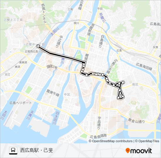 10 Bus Line Map