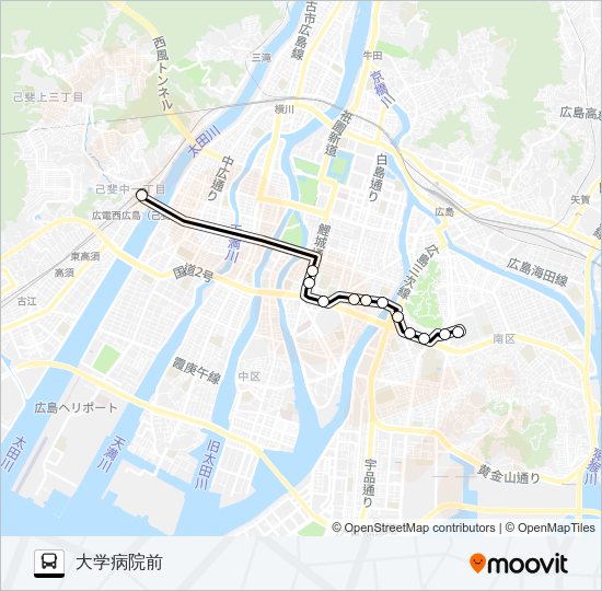 10 Bus Line Map