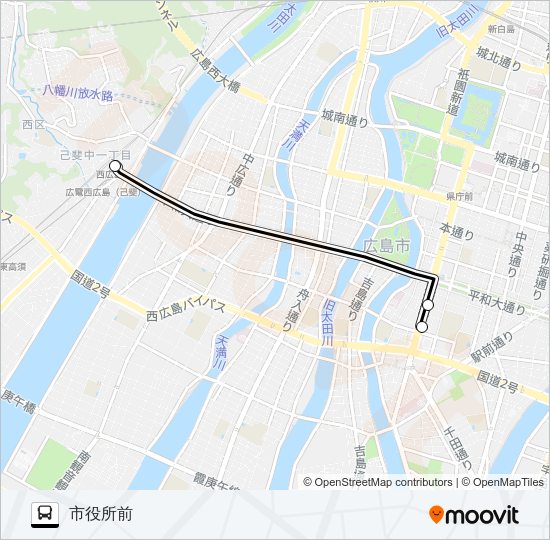 10 Bus Line Map