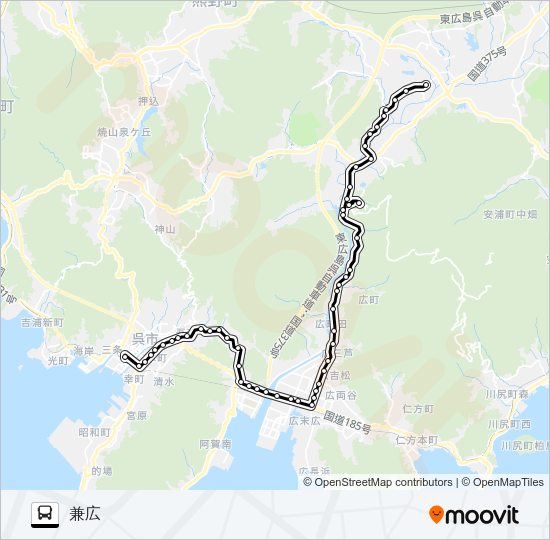 11 Bus Line Map