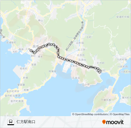 11 バスの路線図