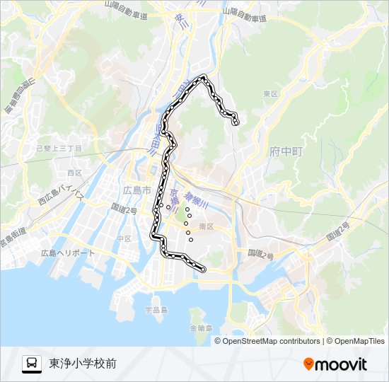 12 Bus Line Map