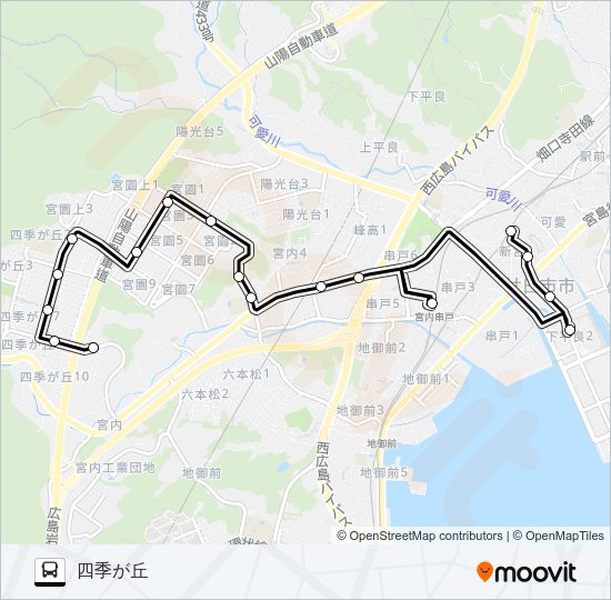 12 Bus Line Map