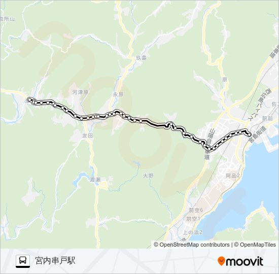 13 Bus Line Map
