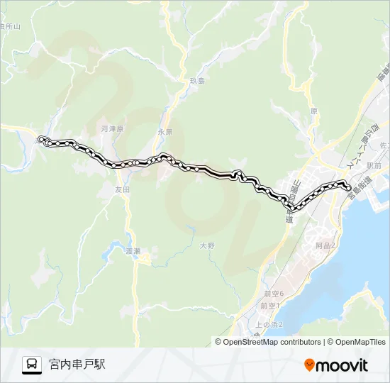 13 Bus Line Map