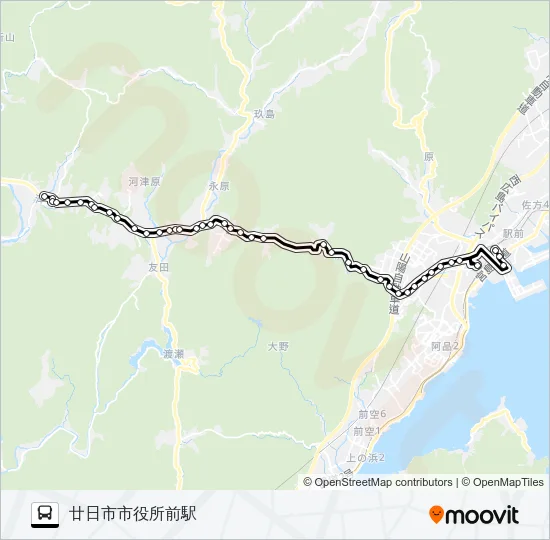 13 Bus Line Map
