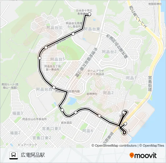 15 Bus Line Map