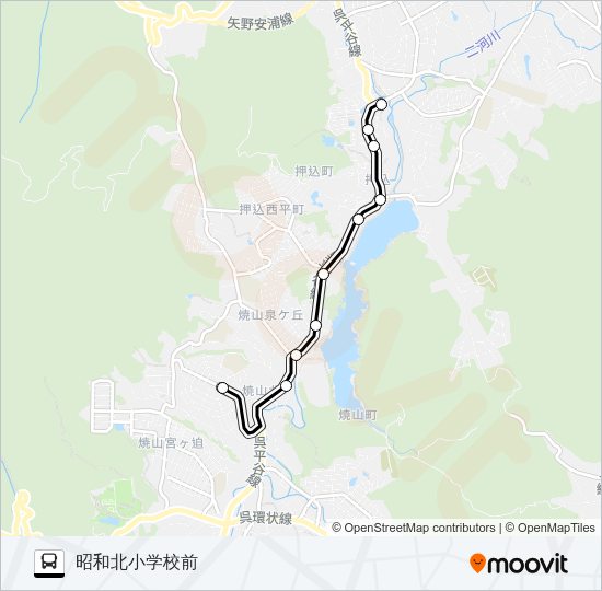21 Bus Line Map